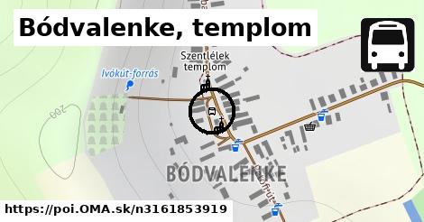 Bódvalenke, templom