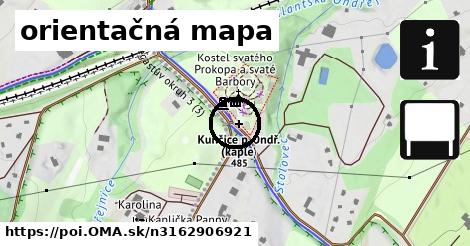 orientačná mapa