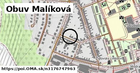 Obuv Malíková