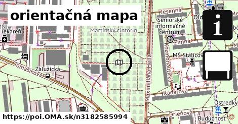 orientačná mapa