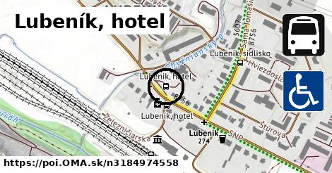 Lubeník, hotel