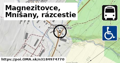 Magnezitovce, Mníšany, rázcestie