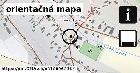 orientačná mapa