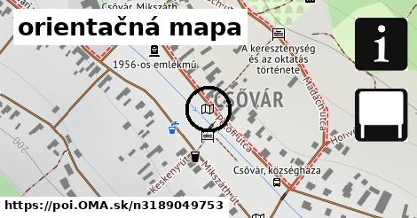 orientačná mapa