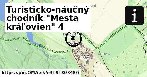 Turisticko-náučný chodník "Mesta kráľovien" 4