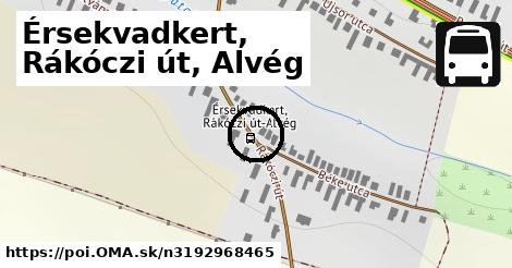 Érsekvadkert, Rákóczi út, Alvég