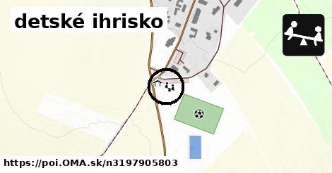 detské ihrisko