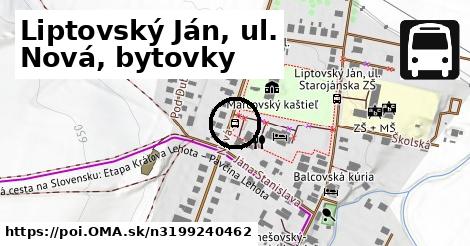 Liptovský Ján, ul. Nová, bytovky