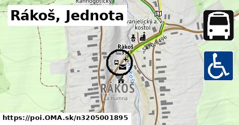 Rákoš, Jednota