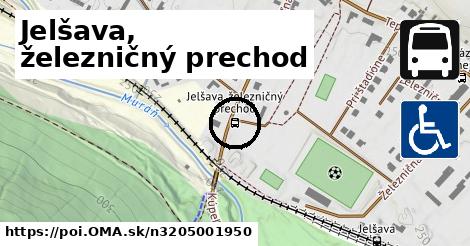 Jelšava, železničný prechod