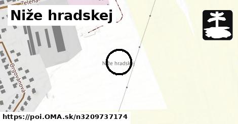 Niže hradskej