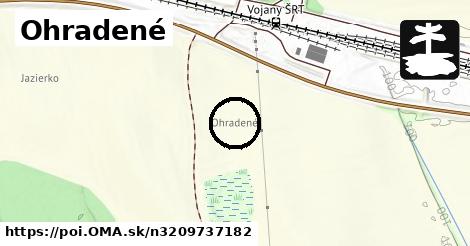 Ohradené