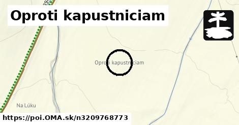 Oproti kapustniciam