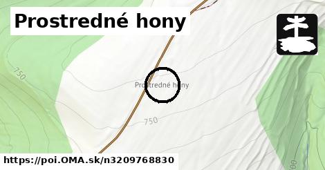 Prostredné hony