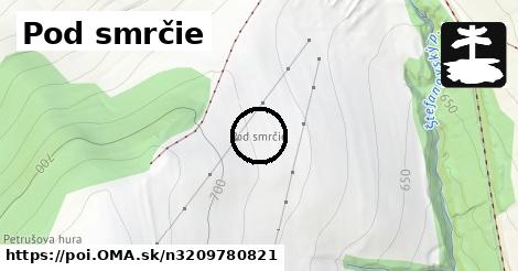 Pod smrčie