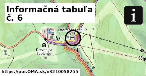 Informačná tabuľa č. 6