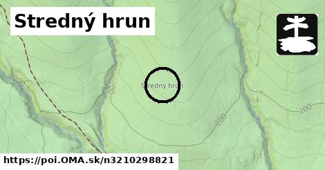 Stredný hrun