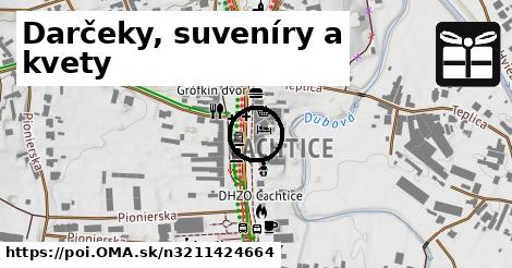 Darčeky, suveníry a kvety