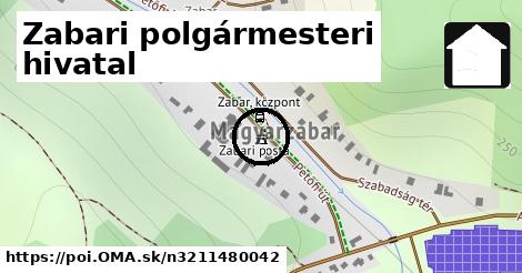 Zabari polgármesteri hivatal