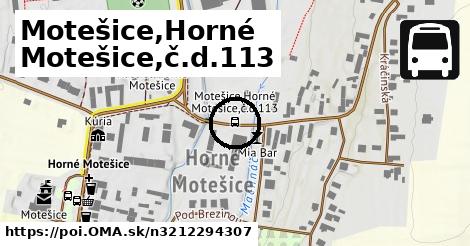 Motešice,Horné Motešice,č.d.113