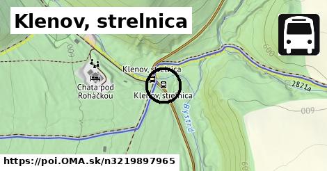 Klenov, strelnica