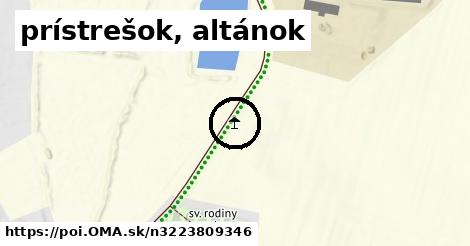 prístrešok, altánok