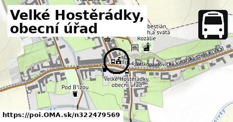 Velké Hostěrádky, obecní úřad