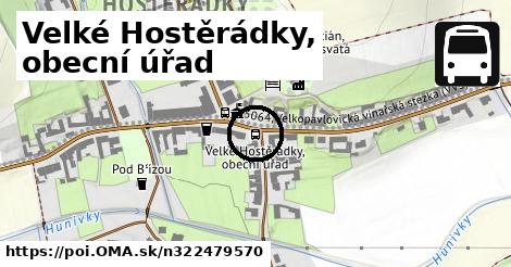 Velké Hostěrádky, obecní úřad