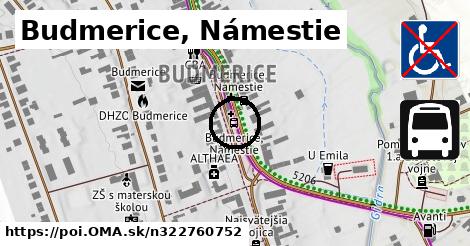 Budmerice, Námestie