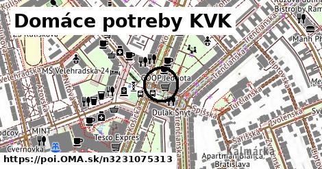 Domáce potreby KVK