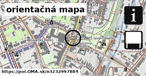 orientačná mapa