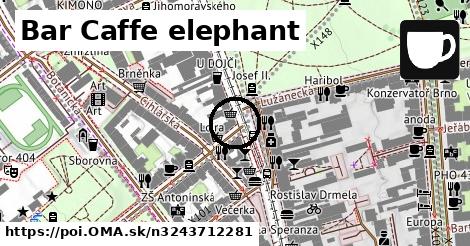 Bar Caffe elephant