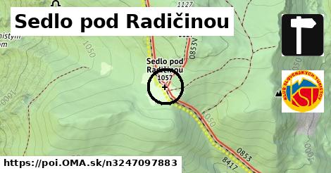 Sedlo pod Radičinou