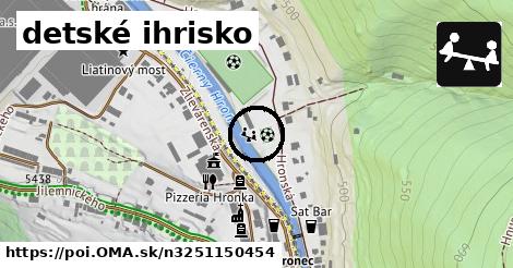 detské ihrisko