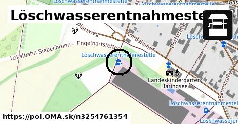 Löschwasserentnahmestelle