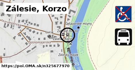 Zálesie, Korzo