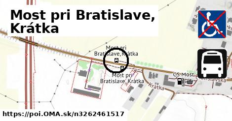 Most pri Bratislave, Krátka