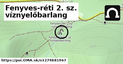 Fenyves-réti 2. sz. víznyelőbarlang