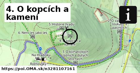 4. O kopcích a kamení