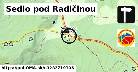 Sedlo pod Radičinou