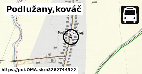 Podlužany,kováč