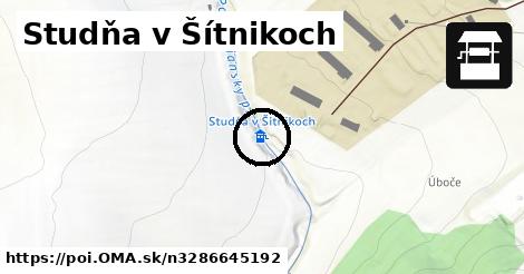 Studňa v Šítnikoch