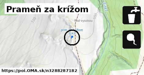 Prameň za krížom