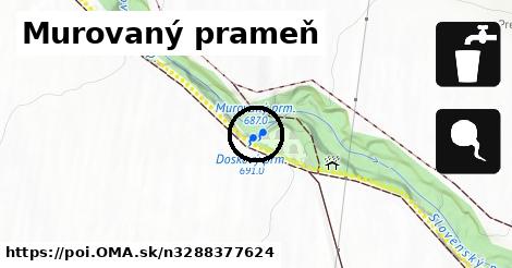 Murovaný prameň