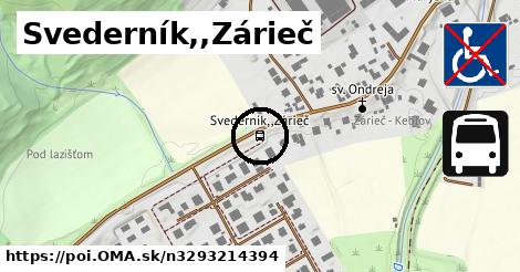 Svederník,,Zárieč