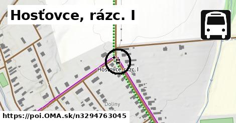 Hosťovce, rázc. I