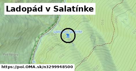 Ladopád v Salatínke