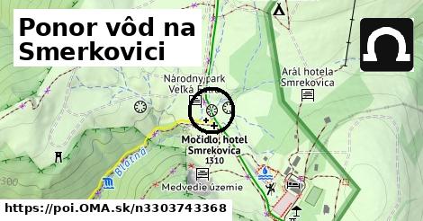 Ponor vôd na Smerkovici