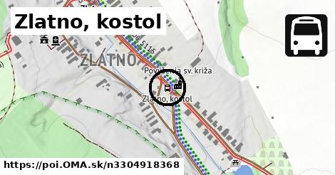 Zlatno, kostol