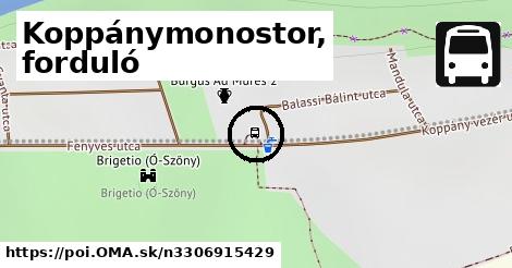 Koppánymonostor, forduló